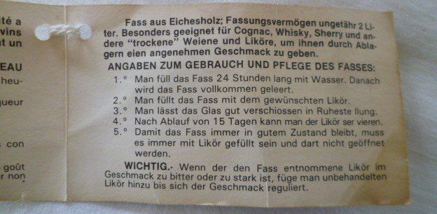 Accessori: Echtes Eichenfässchen (Schnapsfässchen) mit 6 Gläschen – Nuovo (secondo la descrizione) da Anwil venduto da Dragoner7 6