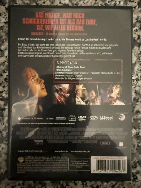 Tutti i DVDs: TEXAS CHAINSAW MASSACRE - THE BEGINNING **** UNRATED ! – Nuovo (secondo la descrizione) da Wollerau venduto da NERO7000 1