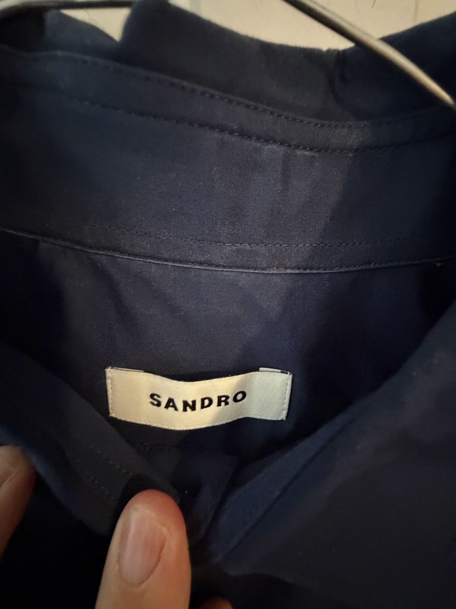 Sandro Camicie: Camicia Sandro blu taglia M ottime condizioni – Nuovo (secondo la descrizione) da Lugano venduto da can_xdd8 2