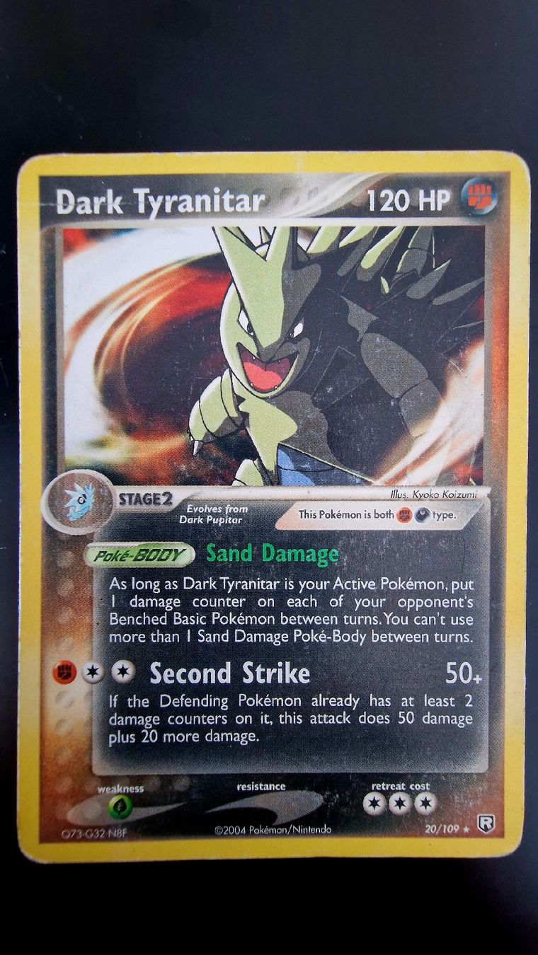 Pokémon Cartes à collectionner: Dark Tyranitar #20 – Pokémon Team Rocket Returns – D'occasion à Veytaux par PocketMonster