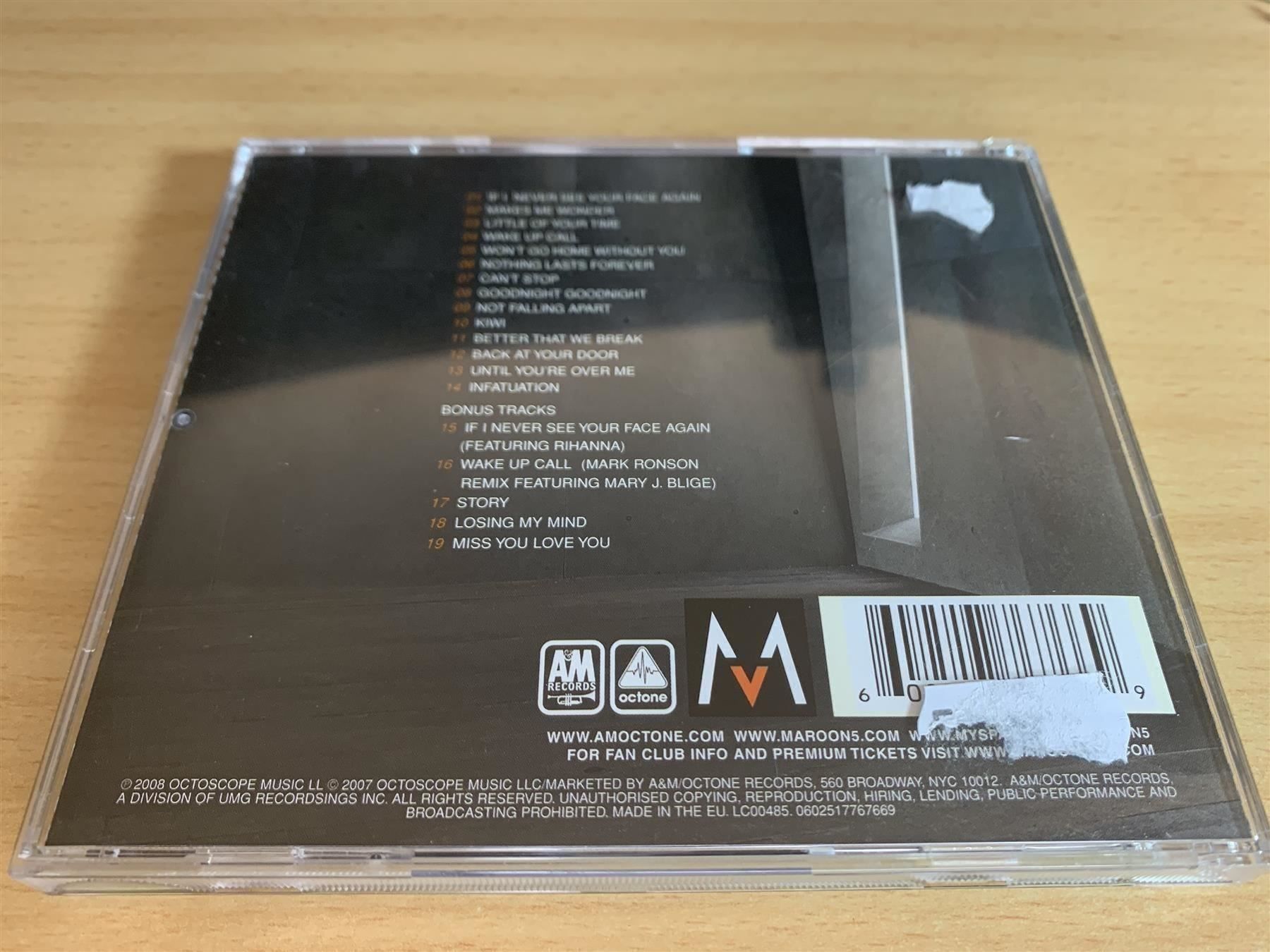 CD: Maroon 5 – It Won't Be Soon Before Long – Usato da Rikon im Tösstal venduto da Alpenmutz 1