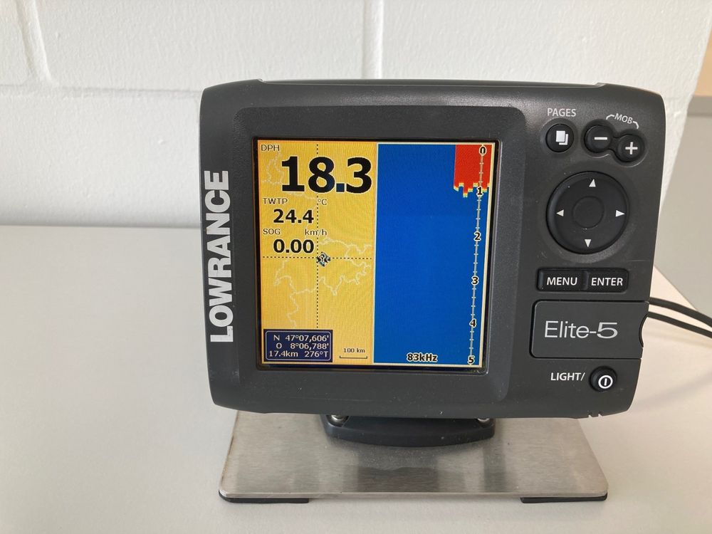 Traceur De Cartes / Sondeur Lowrance Lcx 104c – Pour Pièces – Défectueux – Bricoleurs
