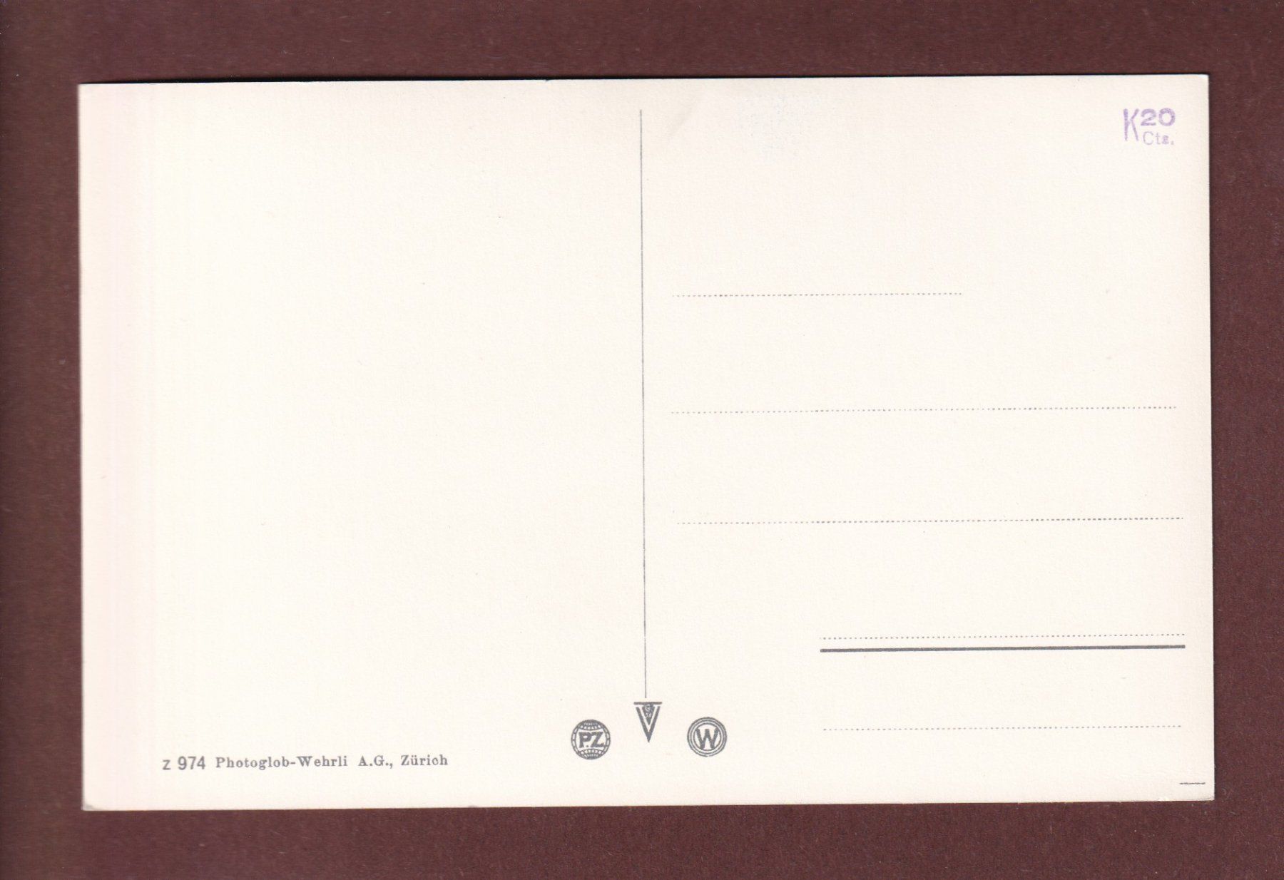 Ansichtskarten: ZÜRICH - Kreuzkirche – Gebraucht aus Pully von nicecards-shop 1