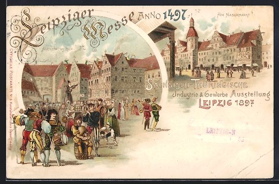 Cancelleria postale: Litho Leipzig, Sächsich-Thüringische I – Usato da Berlin venduto da bartko-reher
