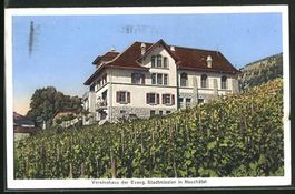 Neuchâtel, Vereinshaus Ev. Stadtmission, circulée 1940