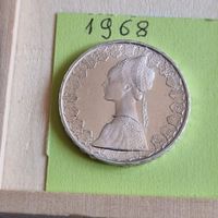500 Lire 1968 Italie ARGENT