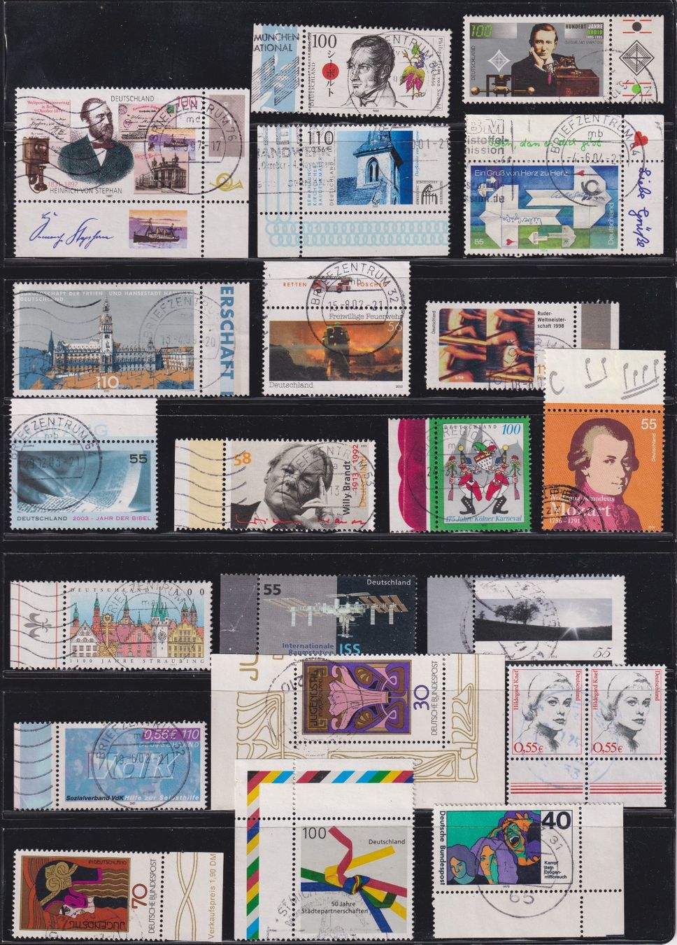 Tutti i francobolli: BRD, Briefmarken mit Eckrand oder Seitenrand – Usato da Bellach venduto da qsearch