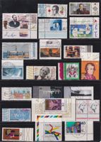 BRD, Briefmarken mit Eckrand oder Seitenrand