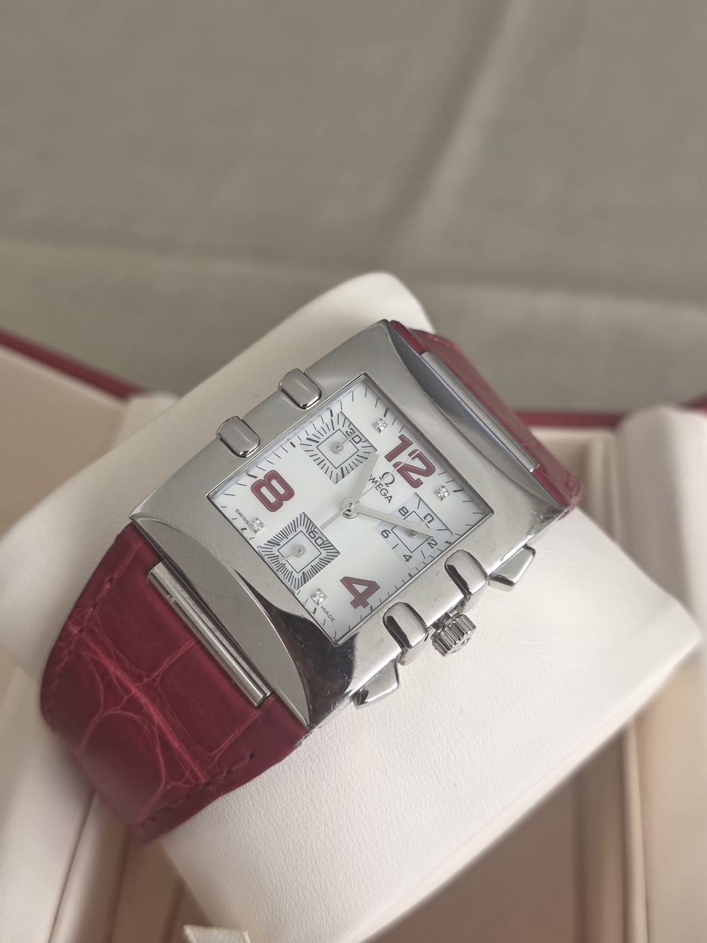 Omega Orologi: Omega Constellation QUADRA, Quarz – Usato da Untersiggenthal venduto da elisabeth076 2