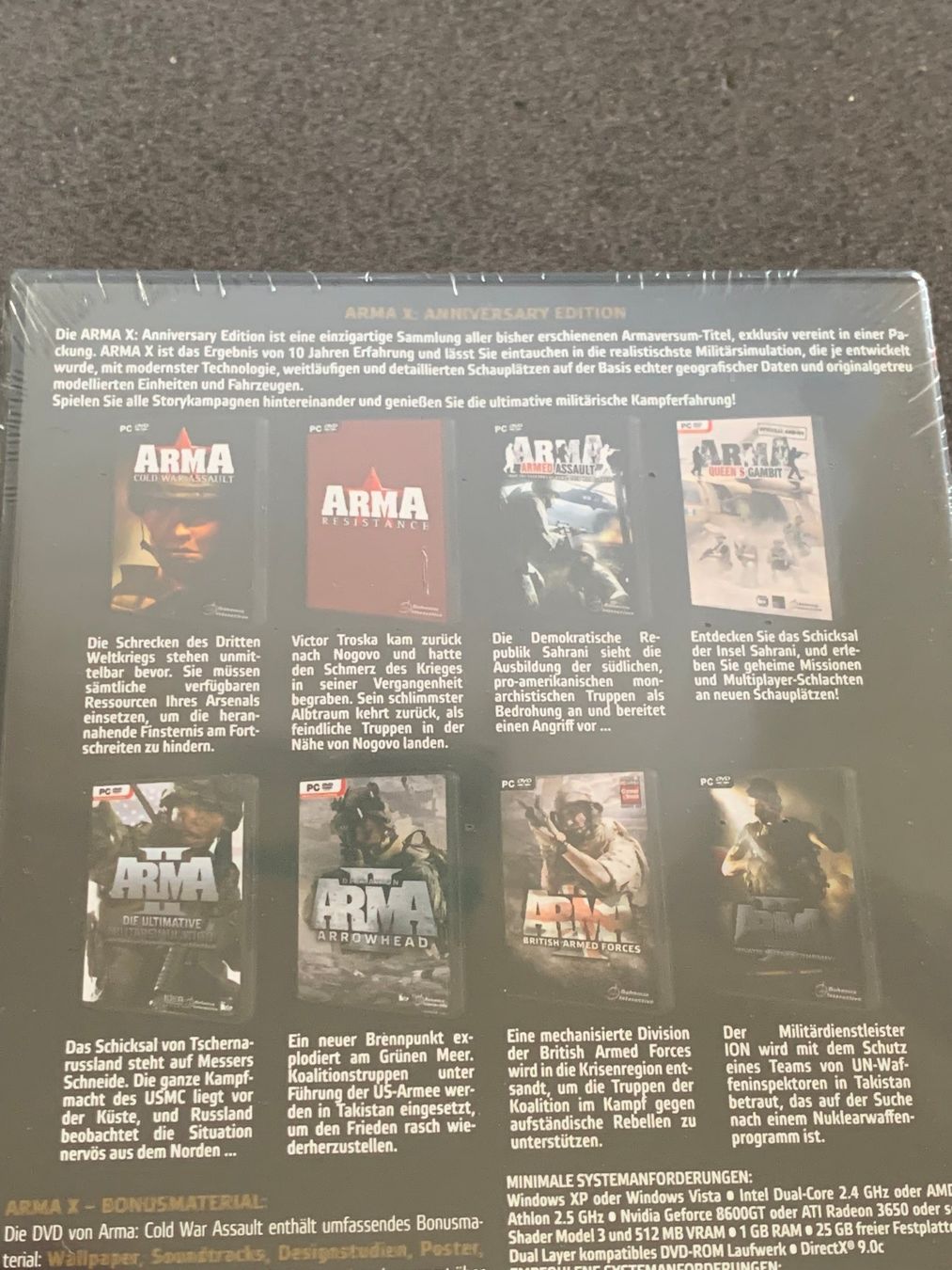 Microsoft Giochi: ARMA X anniverary edition PC-DVD Viedeospiel - Computerspiel – Usato da Fribourg venduto da tschjoly 5