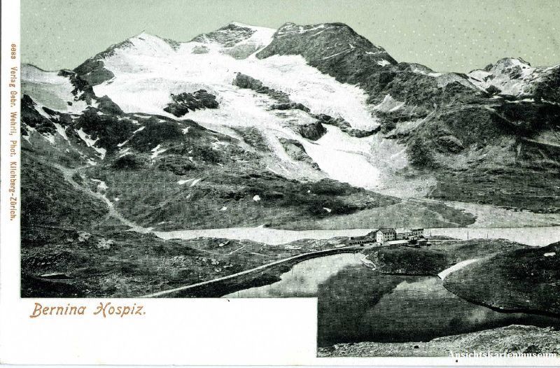 Ansichtskarten: Bernina - Hospiz + c1900 – Gebraucht aus Emmenbrücke von teestube
