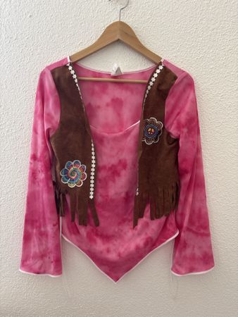 Hippie Kostüm Kleid Gr. S/36, Karneval, Mottoparty 🌸🎉