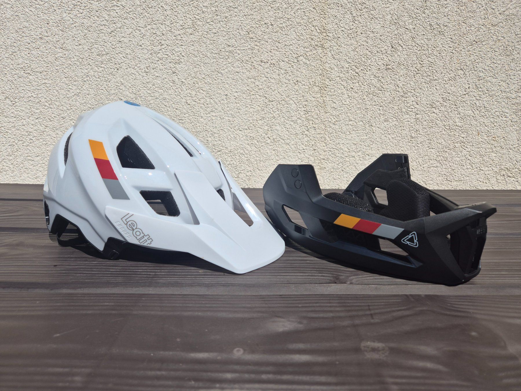Leatt Casques: Leatt Enduro 2.0 Helm weiss, schwarz – Neuf (Voir description) à Tann par Ptiger29 4