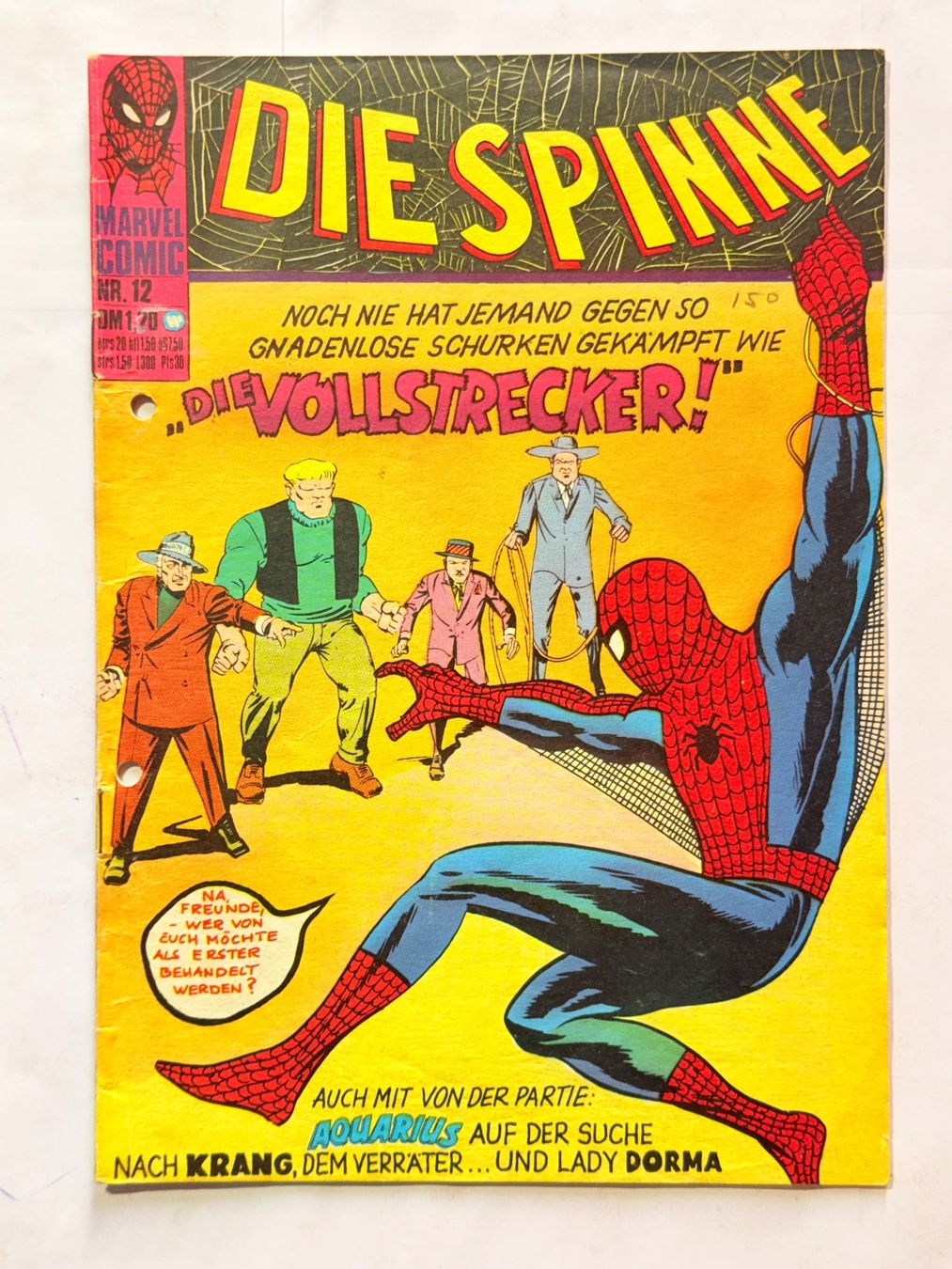 Comics: Williams "Die Spinne" Nr.12, Marvel, Z3 Zustand – Gebraucht aus Zuerich von SonderArt-Wertgut