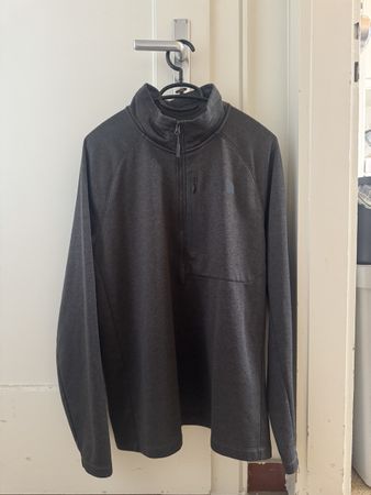 Pull The North Face, gris, demi zip, taille M
