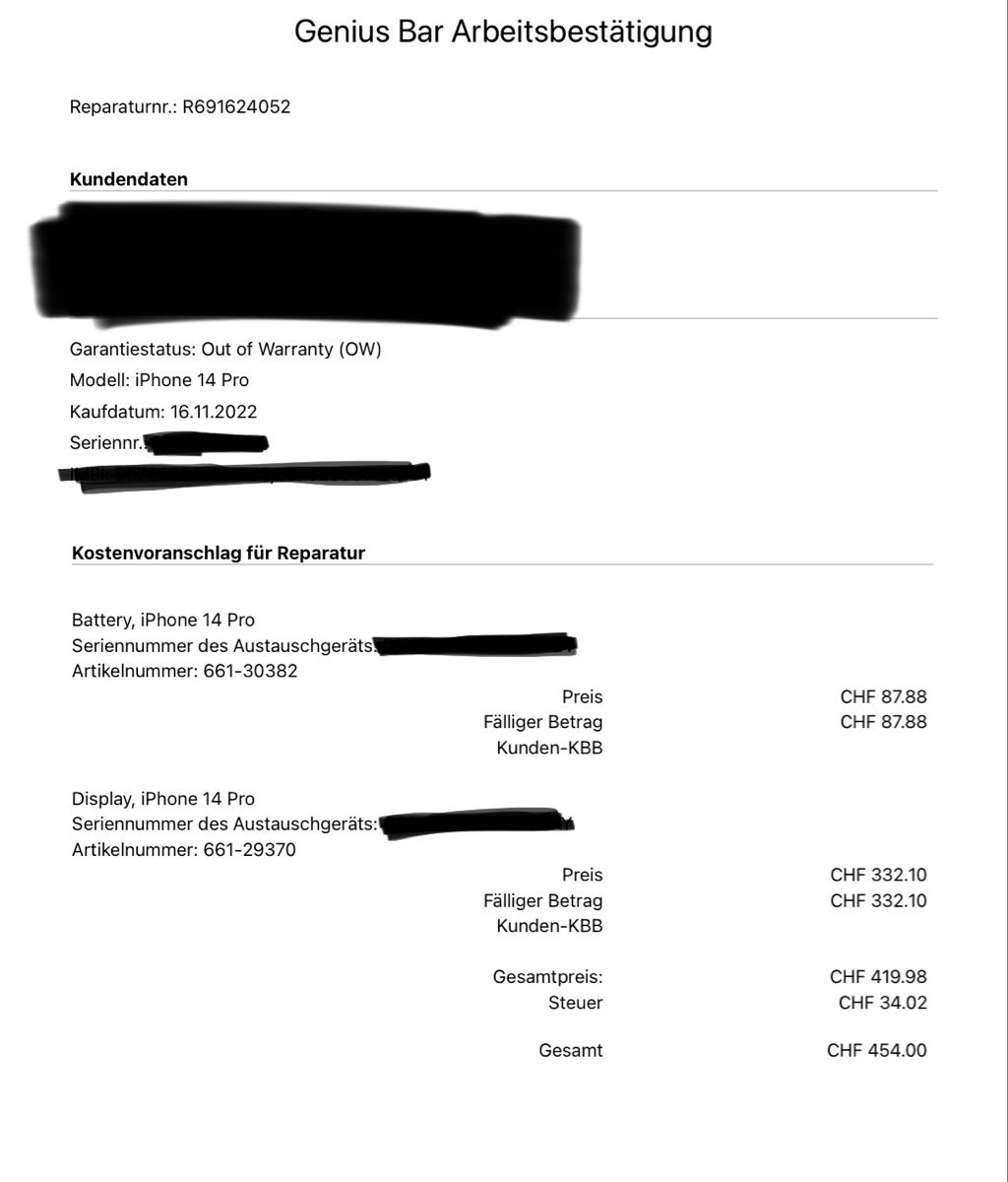 Apple Telefoni cellulari / Smartphones: iPhone 14 Pro 256 GB – Weiss – Usato da Wetzikon ZH venduto da sem_twr8 6