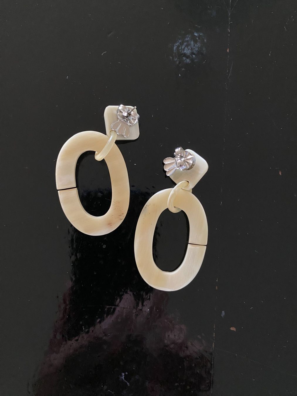 Bracelets: STATEMENTohrringe & Armreif: Echt Horn, leicht & elegant – D'occasion à Gunten par divertimenti 7