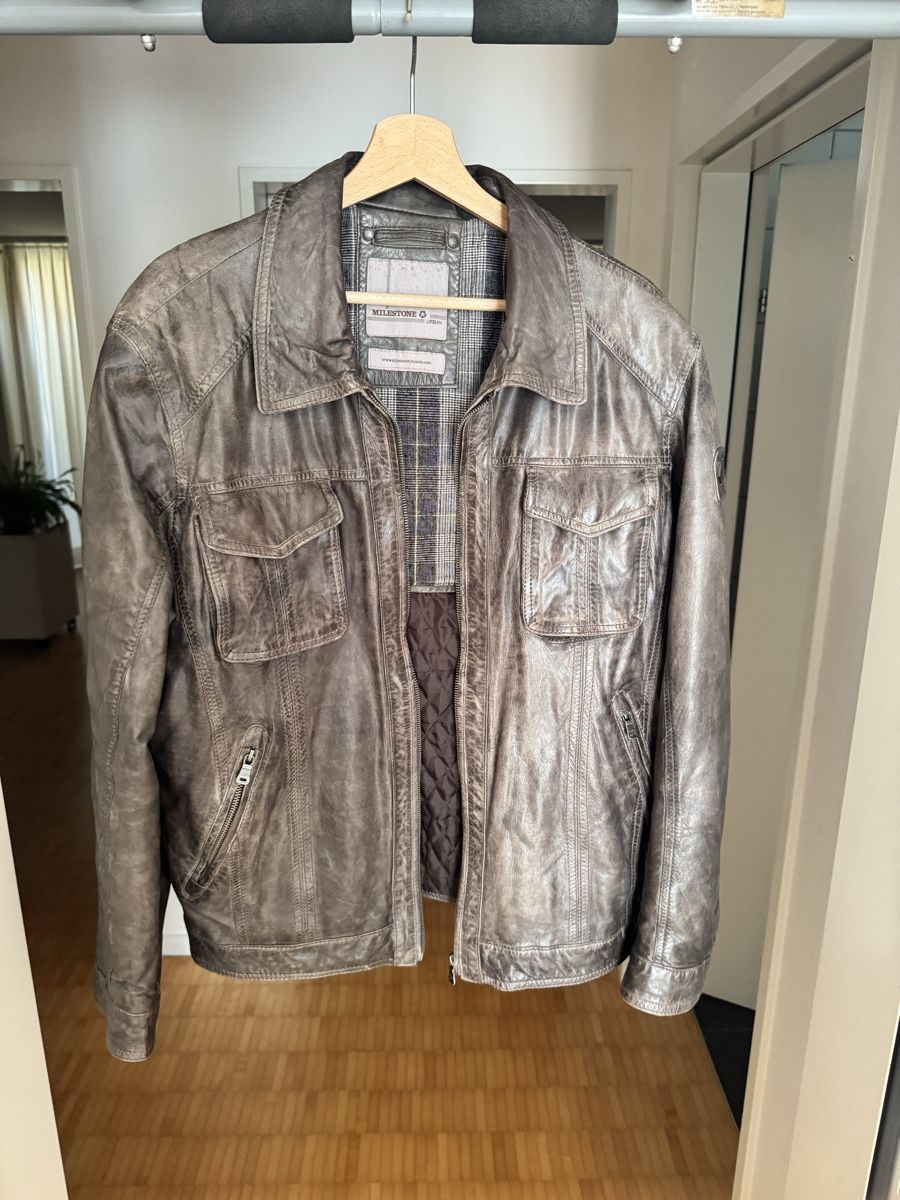 Vestes: MILESTONE leather jacket men size L – D'occasion à Zürich par nicola.witzig