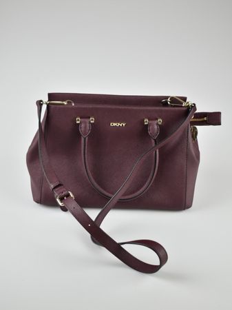 DKNY Hand/Umhängetasche, neuwertig, burgundy
