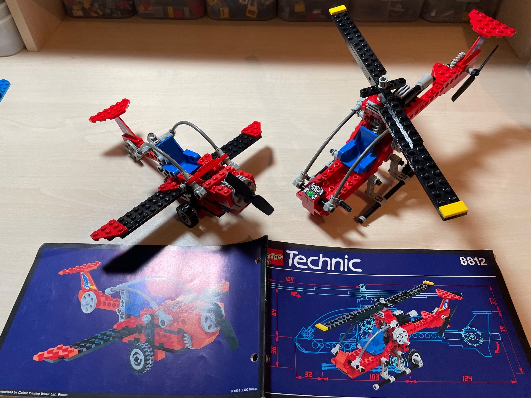 Lego Giocattoli: Lego TECHNIC 8812 Flugi u.Heli – Usato da Gelterkinden venduto da Schatzsucher01 1