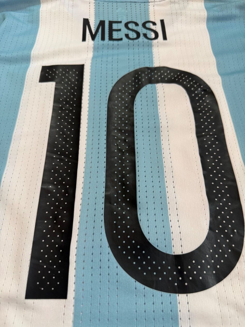 Adidas Canottiere & Pantaloni: Maillot Argentine Messi player issue – Usato da La Chaux-de-Fonds venduto da nahuelshim 2