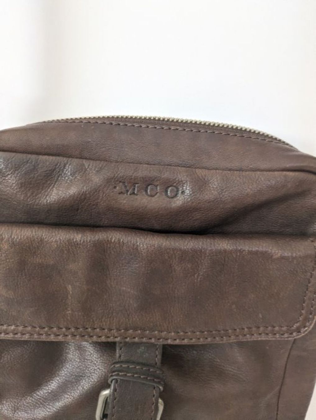 Borse: Umhängetasche MCO Leder braun – Usato da Burgdorf venduto da SauceBernoise 1
