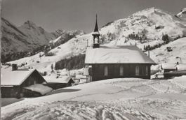 BE 98 Mürren, Katholische Kapelle, Gspaltenhorn, 1956