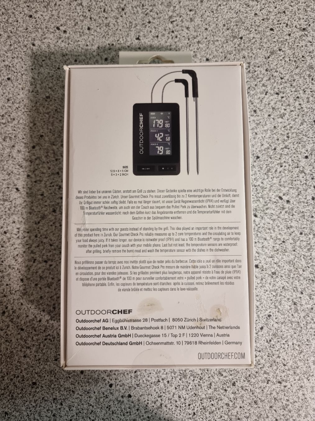 Outdoorchef Altro per la casa: Thermomètre Outdoorchef Gourmet Check Pro – Nuovo (secondo la descrizione) da Grandson venduto da Adrixx1422 5