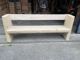 Rustikale Holzbank, neu, ideal für Garten oder Terrasse!