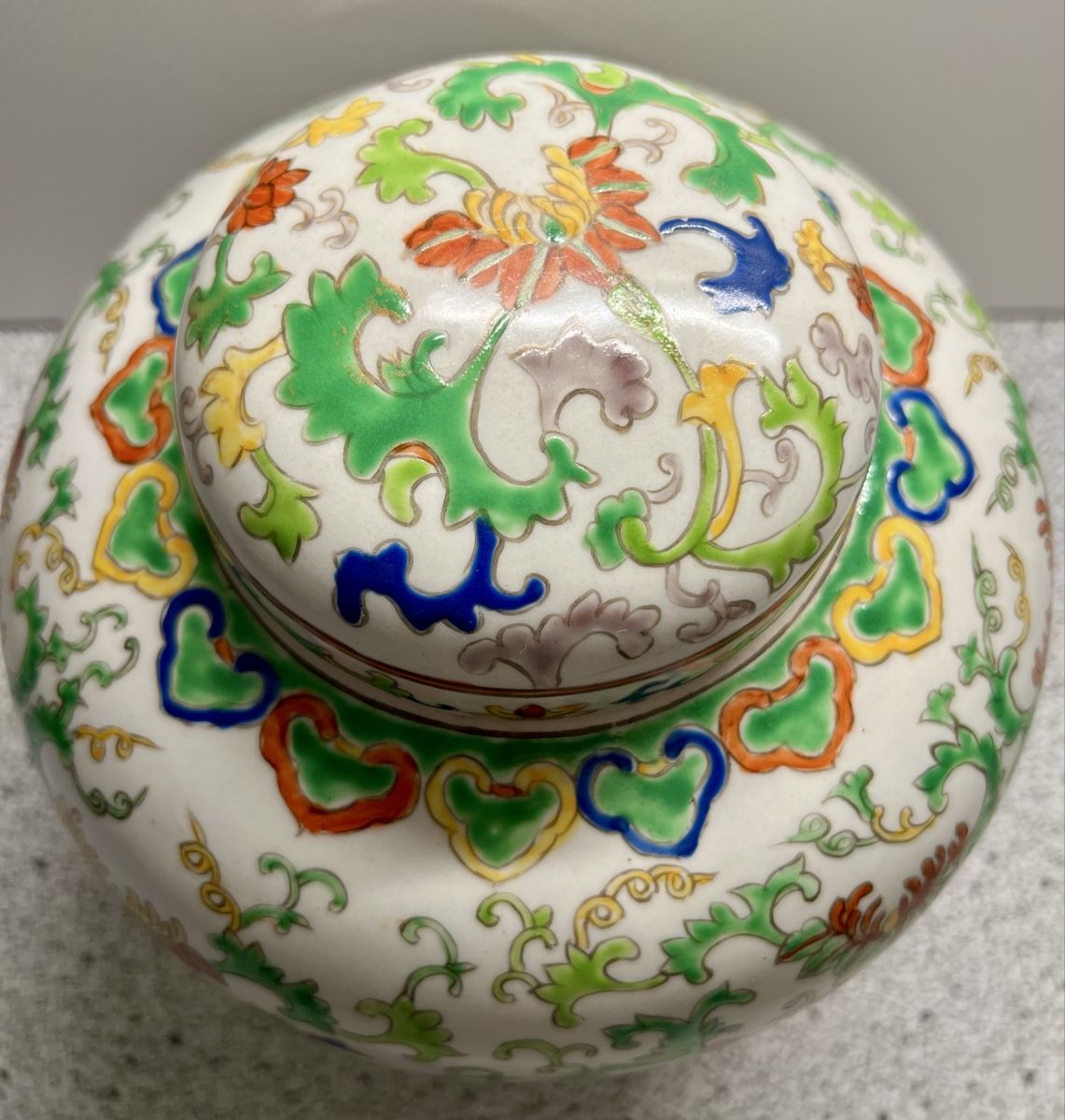 Pentole: Handbemalter Chinesischen Wucai - Topf mit Deckel – Usato da Hunzenschwil venduto da Madachica 4