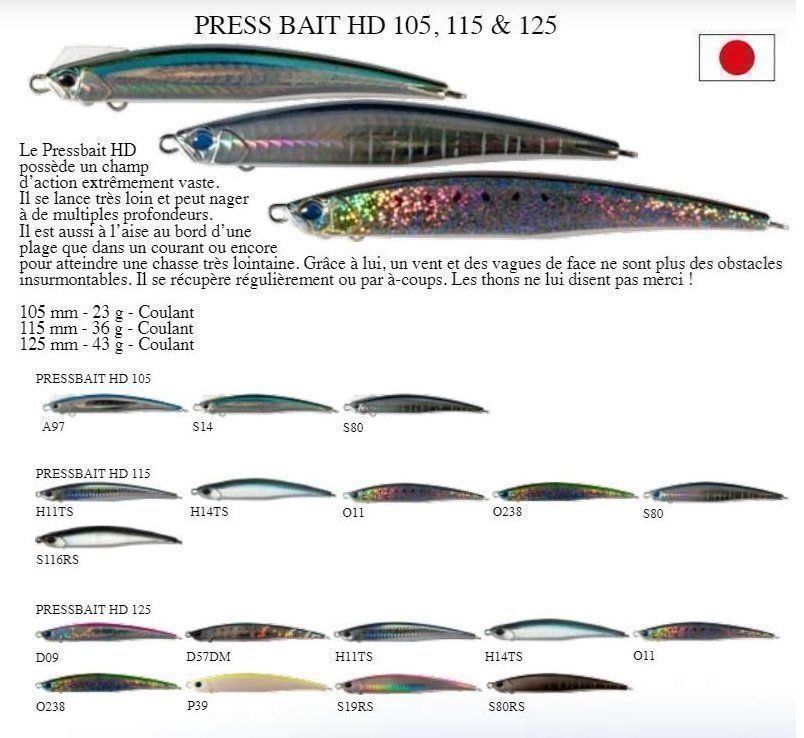 Köder: DUO Press Bait HD 125 (3pcs) – Neu (gemäss Beschreibung) aus Versoix von cri_7jsd 3