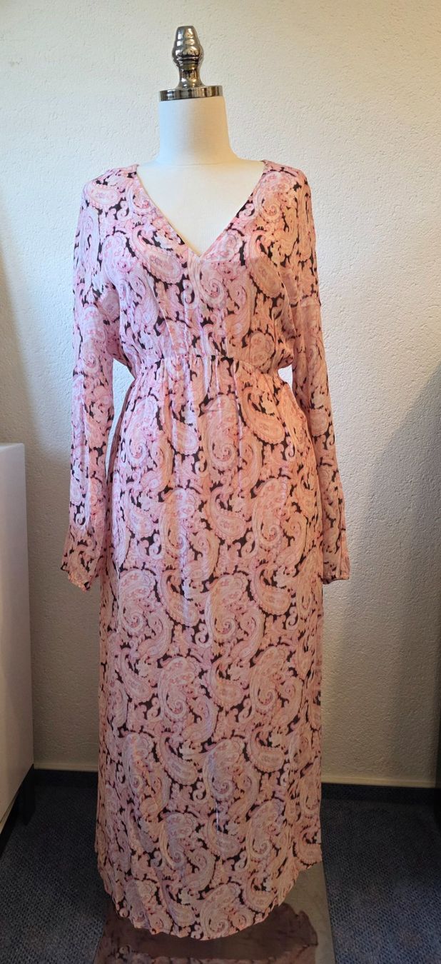 Vestiti: Ultra leichtes rosa Maxikleid – Usato da Neerach venduto da Basile1