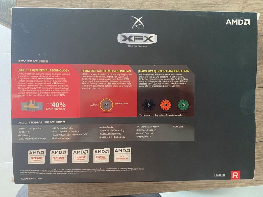 Carte graphique XFX Radeon RX 480 8GB - Parfait état! (D'occasion) à ...