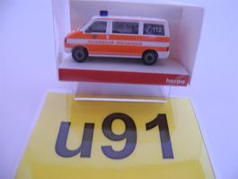 Herpa 046190 VWT 4 Bus, Nr. u91
