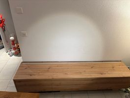 TV Board Holz 220x45Tx35H sehr guter Zustand v Schreiner