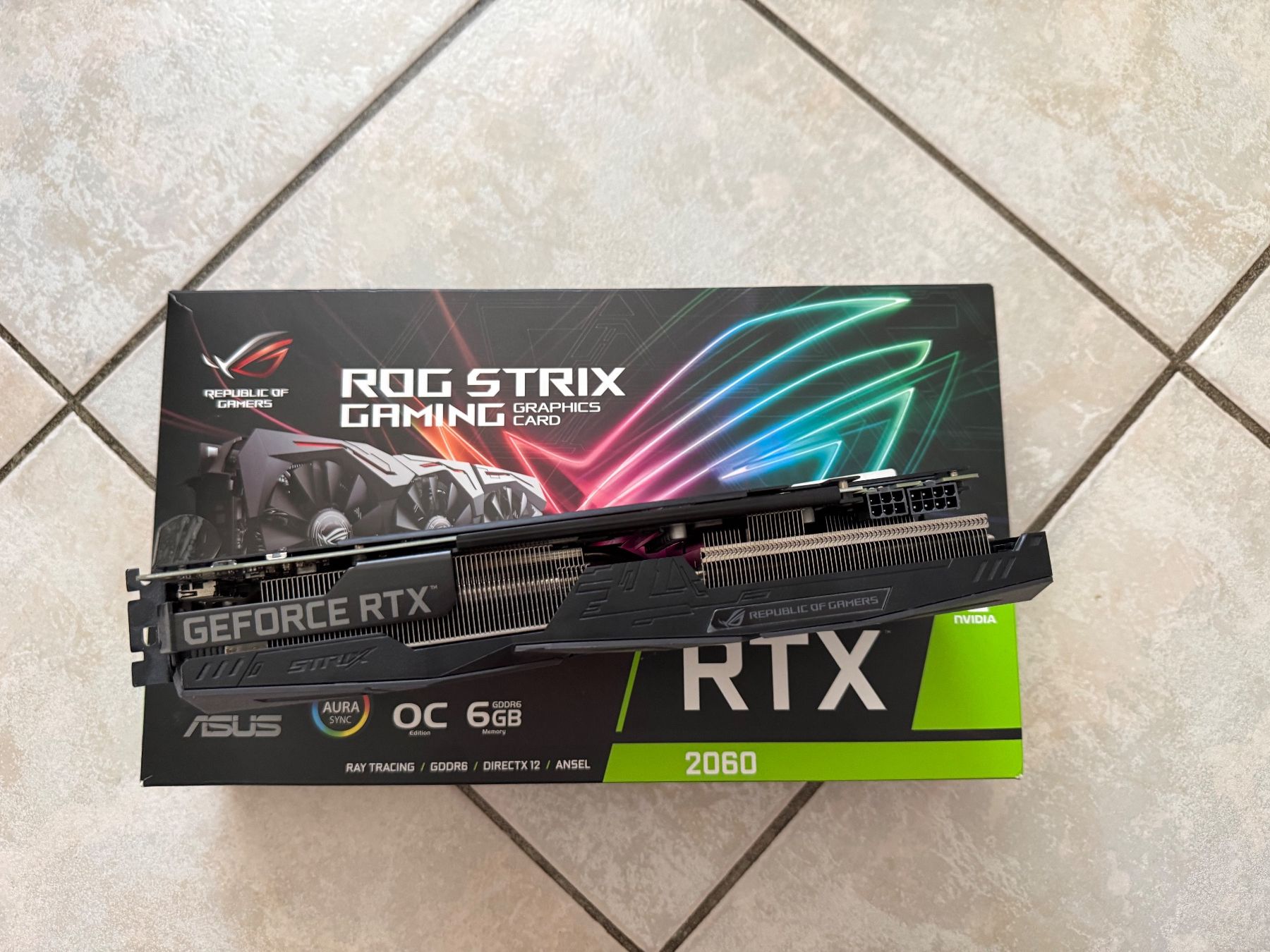 Nvidia Grafikkarten: ROG Strix Gaming Nvidia RTX 2060 OC 6GB – Gebraucht aus La Rippe von Thaicker 1