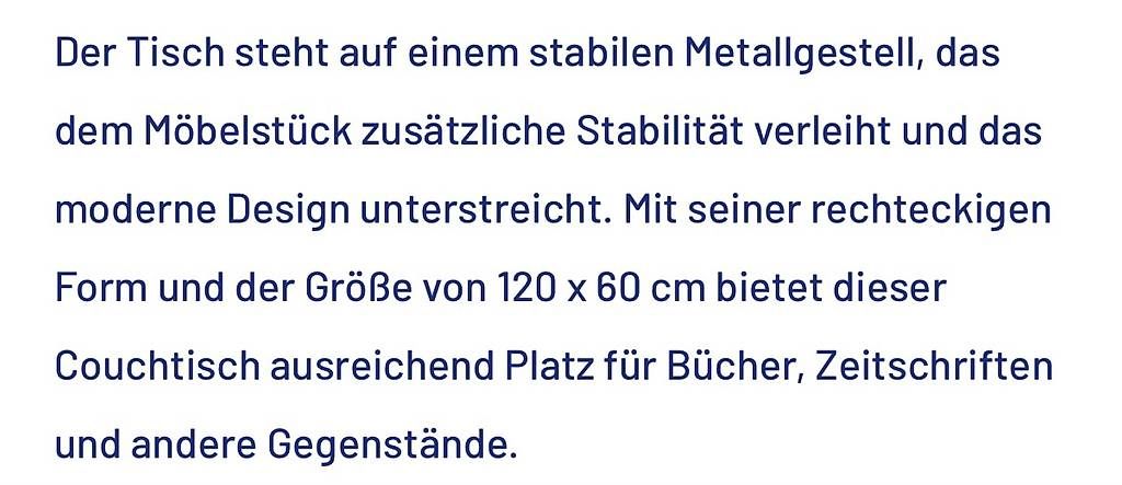 Tische: Couchtisch  – Neu und originalverpackt aus Würenlingen von agn_xs7b 2