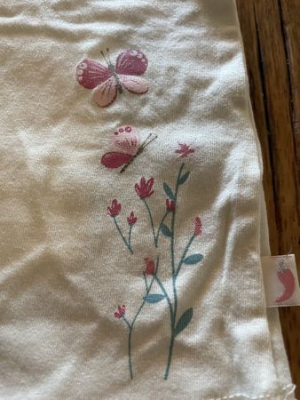 T-Shirt Babys, Blumendruck, Neu