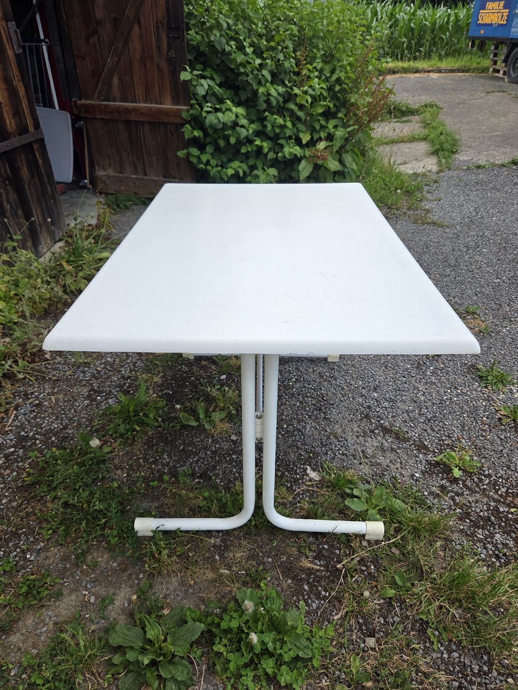 Tables: Weisser Gartentisch – D'occasion à Wädenswil par weihpos 2