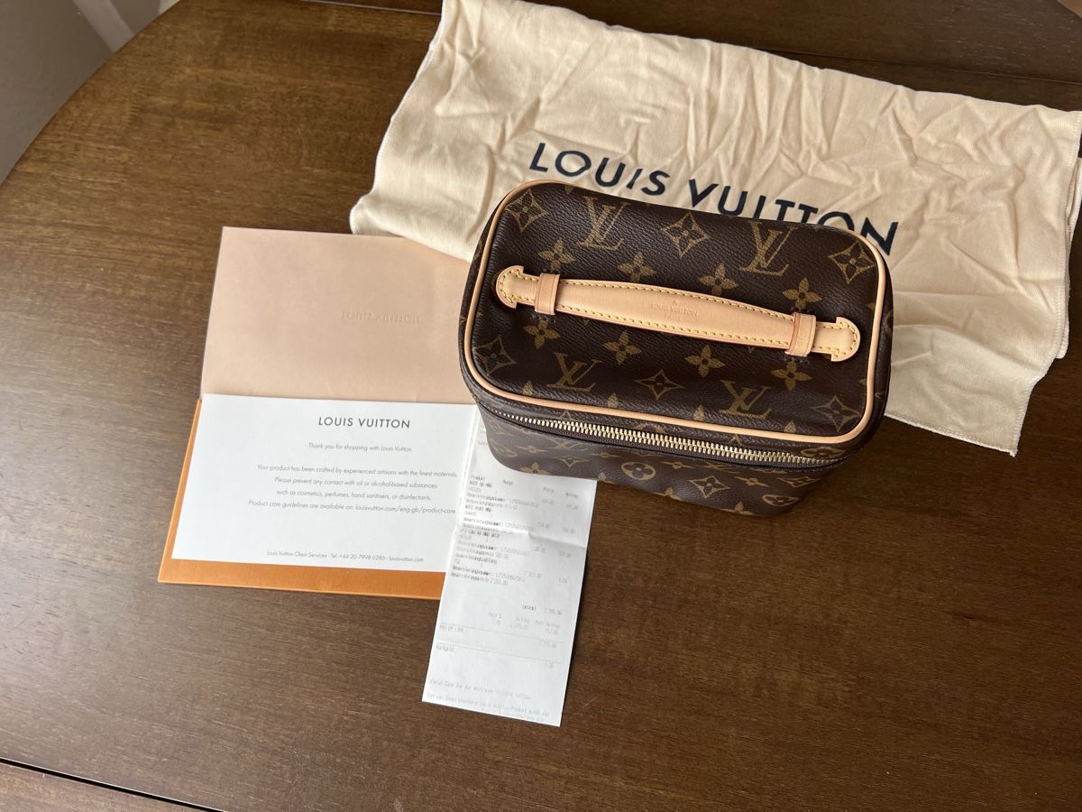 Louis Vuitton Custodie per cosmetici: Louis Vuitton Nice mini Monogram, mit Quittung! – Nuovo (secondo la descrizione) da St. Gallen venduto da sih_2z86 1