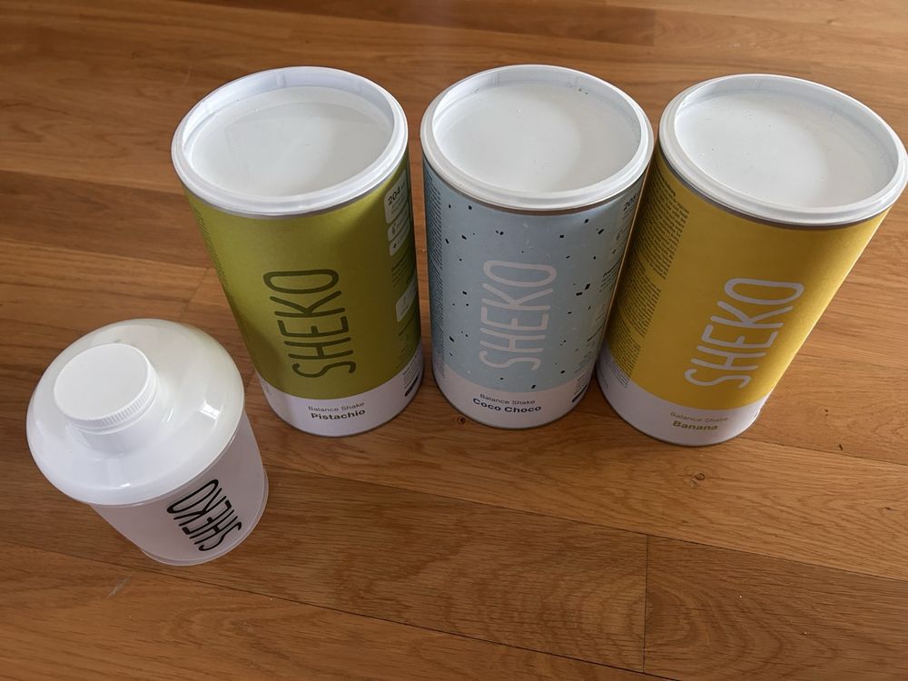 Sheko Shake Bundle: 3 Dosen + Shaker, zwei Dosen ungeöffnet (Neu ...