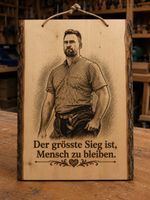 Holzbild Kilian Wenger – 20 × 40 cm