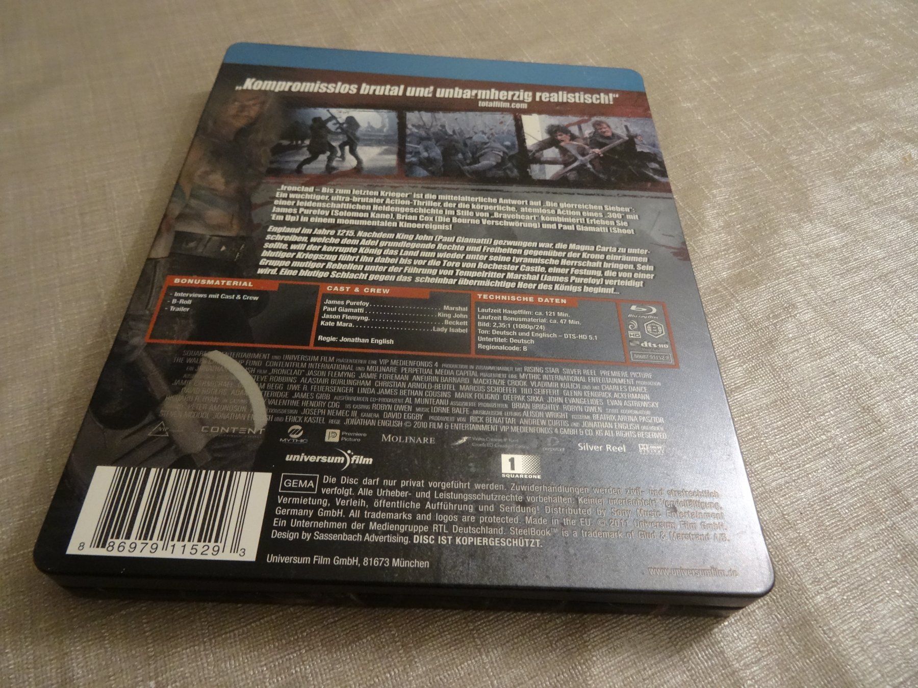 Alle DVDs: Ironclad Blu-Ray Steelbook – Gebraucht aus Olten von Disc-Verkauf 2