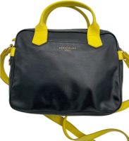 Sac bandoulière Longchamp – cuir – noir & jaune