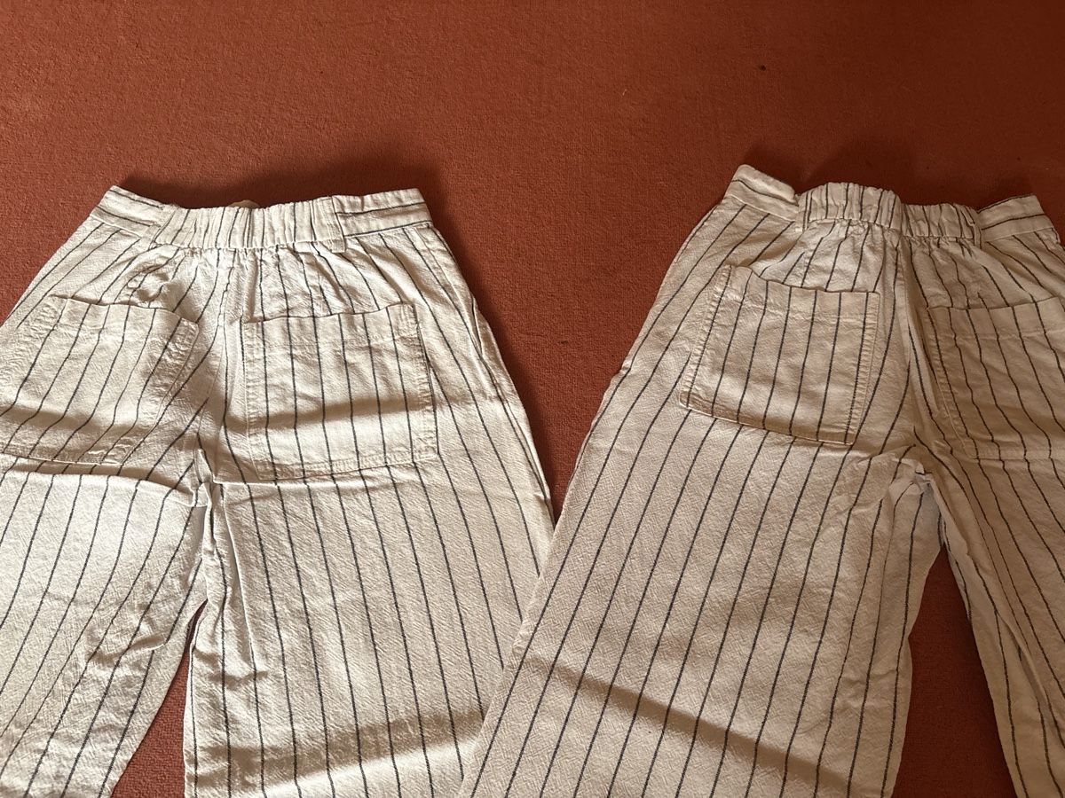 Bershka Hosen: Zwei gestreifte Stoffhosen – Gebraucht aus Affoltern am Albis von tam_5vn5 5