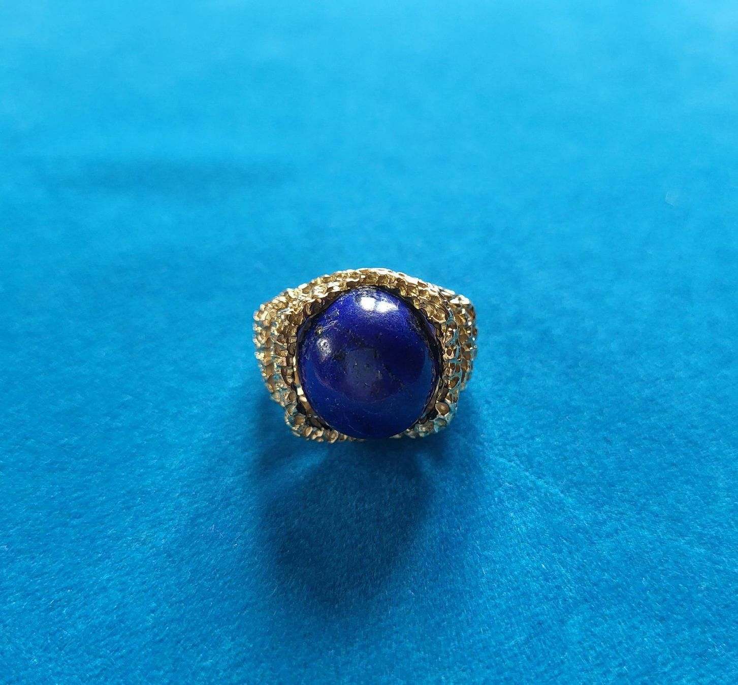 Ringe: 18 Karat 750 Massiv Gold Ring Mit Lapislazuli – Gebraucht aus Wald ZH von Aniade 5