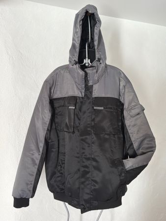 Arbeitsjacke Powerfix Profi schwarz grau Grösse 54 neu