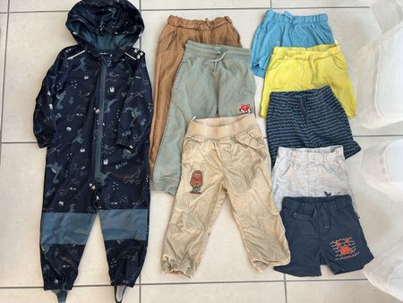Hosen Set 9 Teile Gr. 86-92