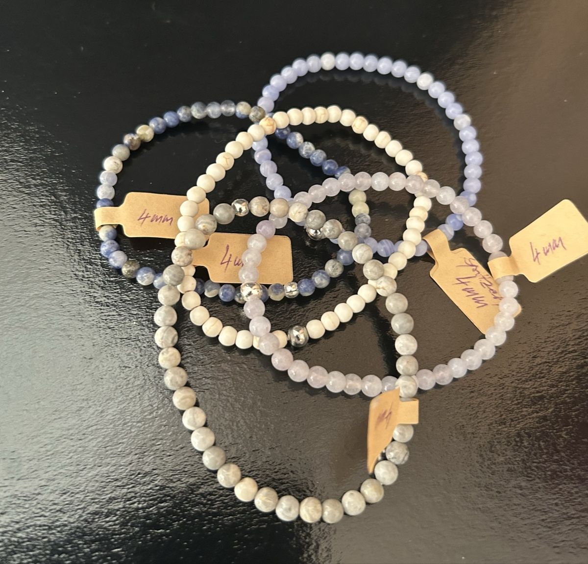 Bracciali & Braccialetti: 5er Set Armbänder 4mm – Nuovo (secondo la descrizione) da Triengen venduto da zomavesu 2