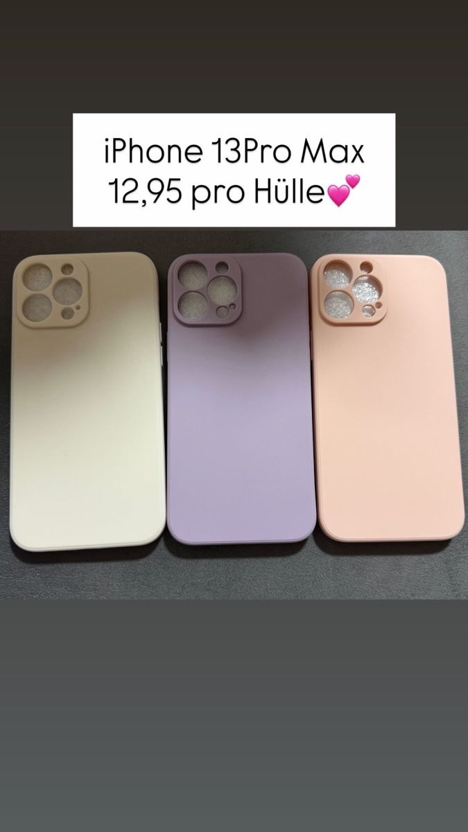 Cover & Protezioni schermo: iPhone 13 Pro Max Hülle div. Farben🌸 – Nuovo e nell'imballaggio originale da Wettingen venduto da Joelds98